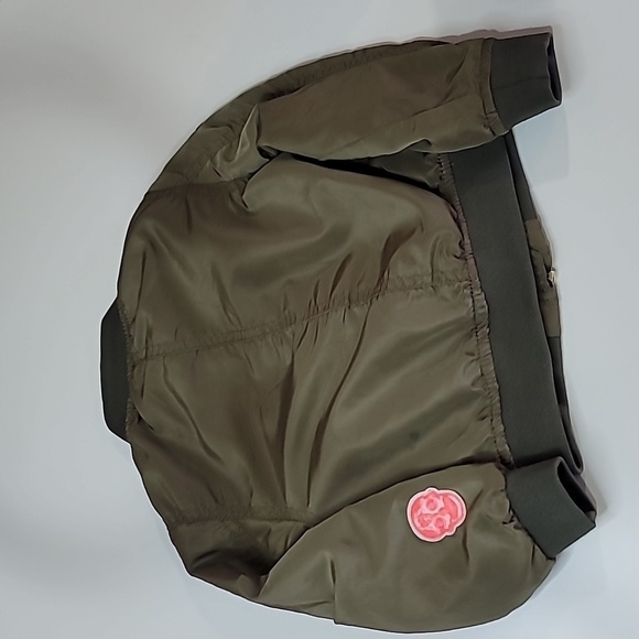 3/$30 H&M Patchwork Army Green Bomber Jacket Toddler - Picture 7 of 7